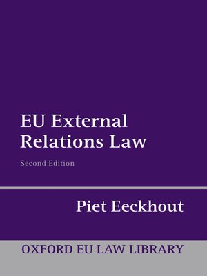 cover image of EU External Relations Law
